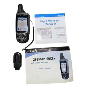 Garmin GPSMAP 60CSx Handheld GPS Navigator with Sensors and Maps Bundle